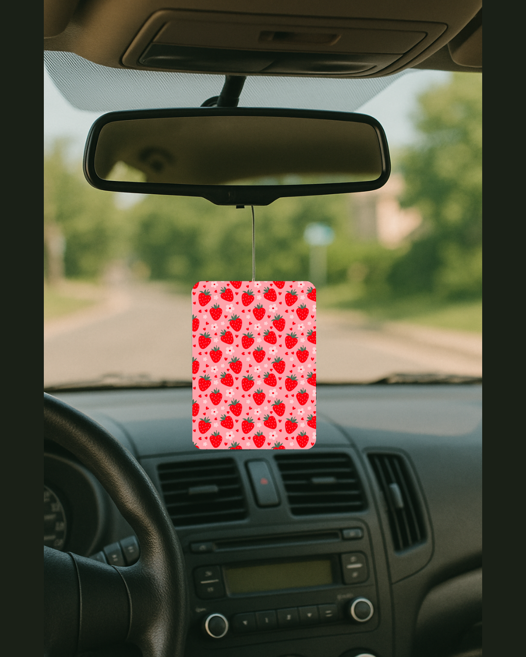 Strawberry Moto Charm