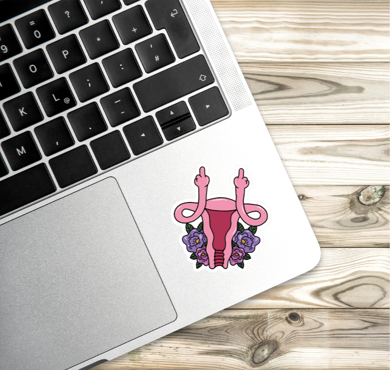 Uterus Vinyl Waterproof Sticker