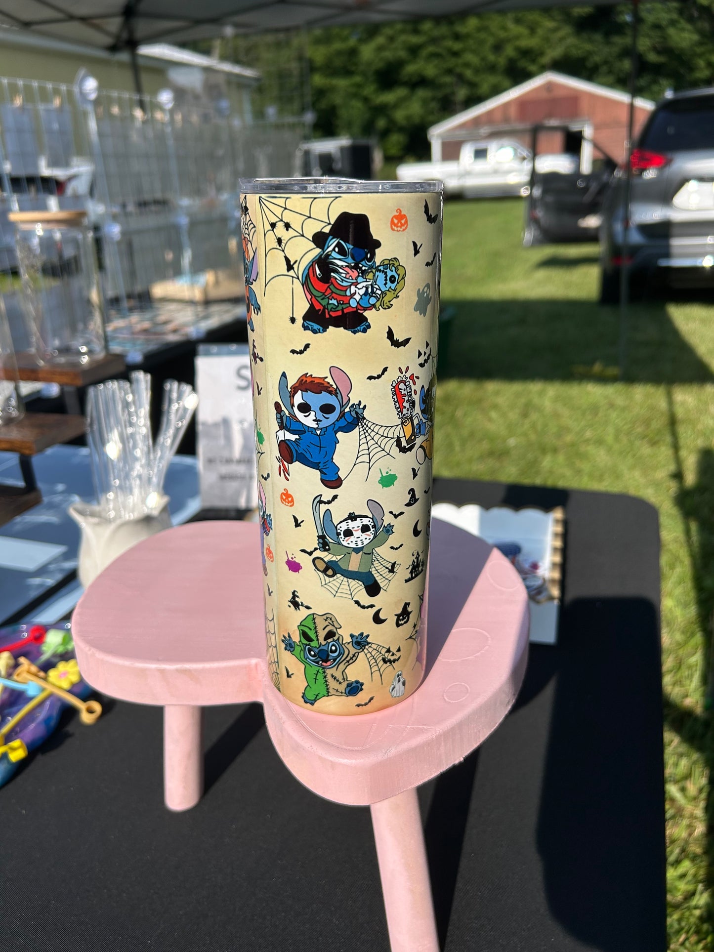 Spooky Monster Mashup Tumbler