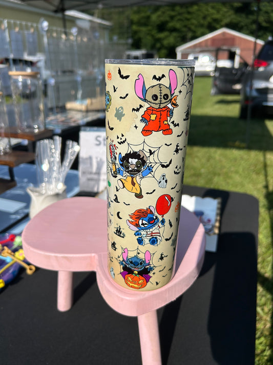 Spooky Monster Mashup Tumbler